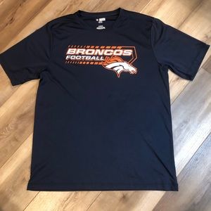 BRONCOS FOOTBALL NFL TEAM APPAREL DRI-FIT SHORT SLEEVE TX3 COOLPULL OVER SIZE XL